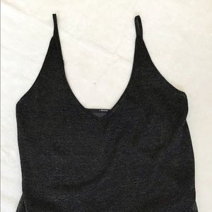 J BRAND KNIT METALLIC CAMISOLE TOP